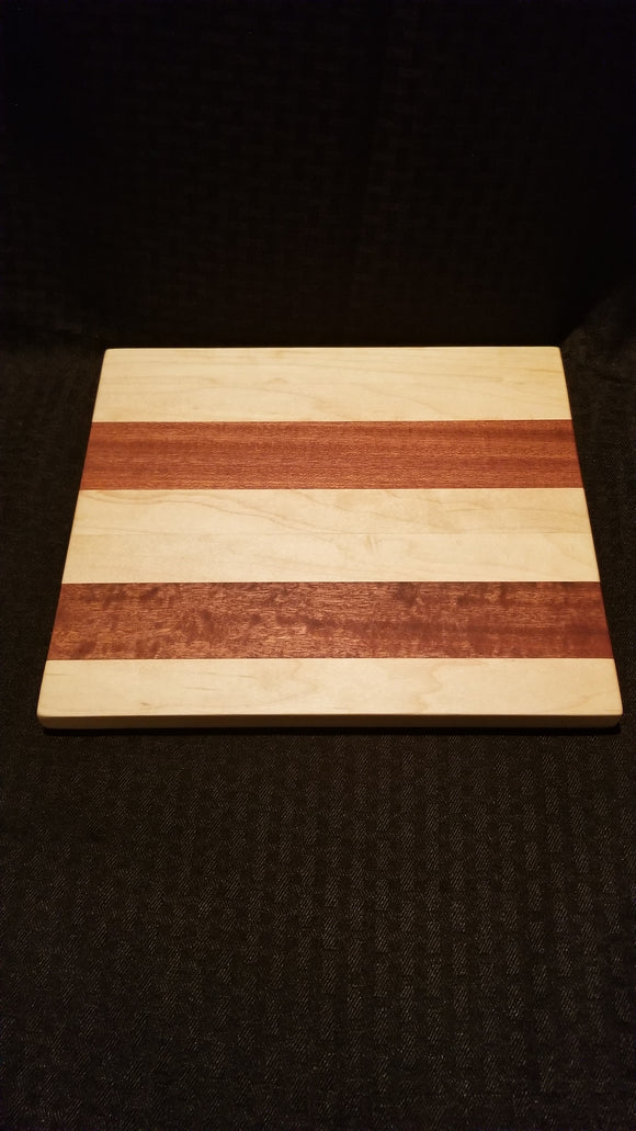Cutting Board 'Hard Maple With Sapele'